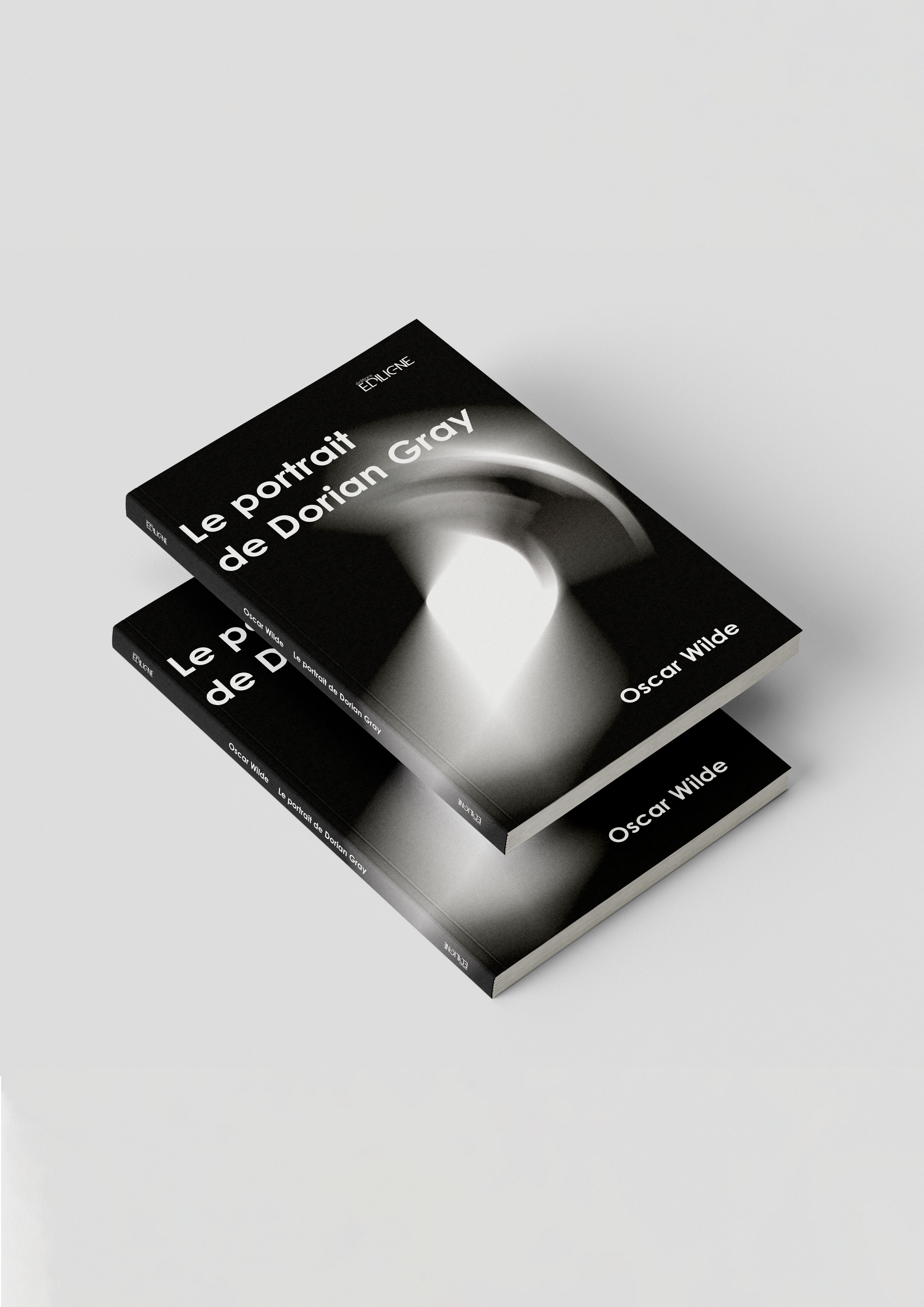 Création d'une couverture abstraite à l'occasion d'une edition spécial du 'Portrait de Dorian Gray' de Oscar Wilde.